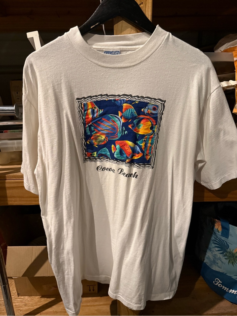 Cocoa Beach Short Sleeve Graphic Tee - White